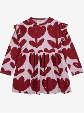 Bobo Choses Retro Flowers All Over Ruffle Dress size 8-9 yrs